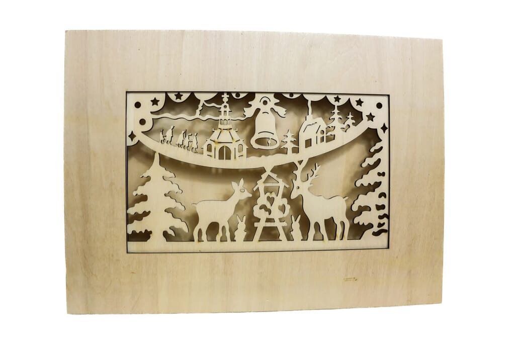 laser engraving wood