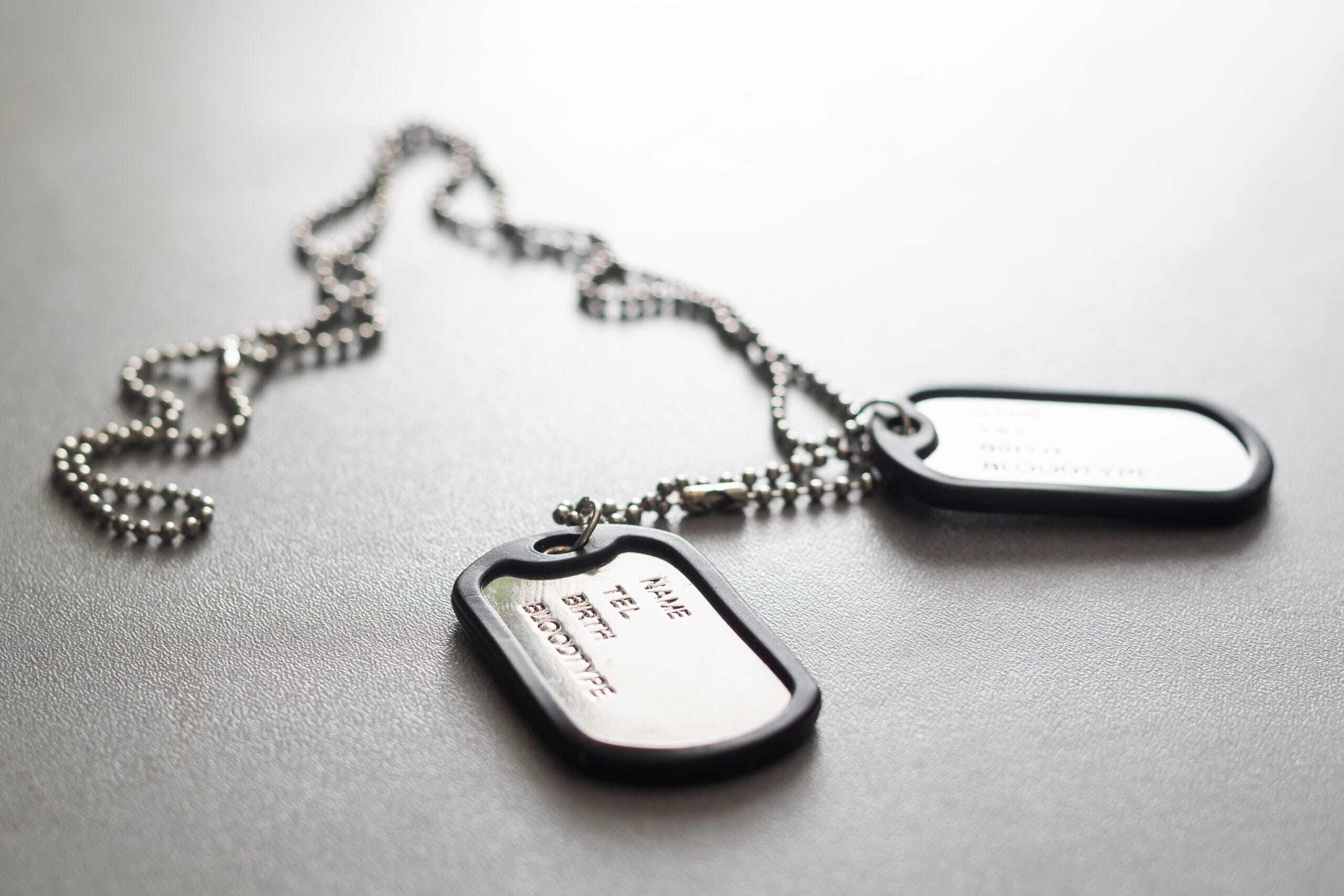 laser engraving metal dog tags