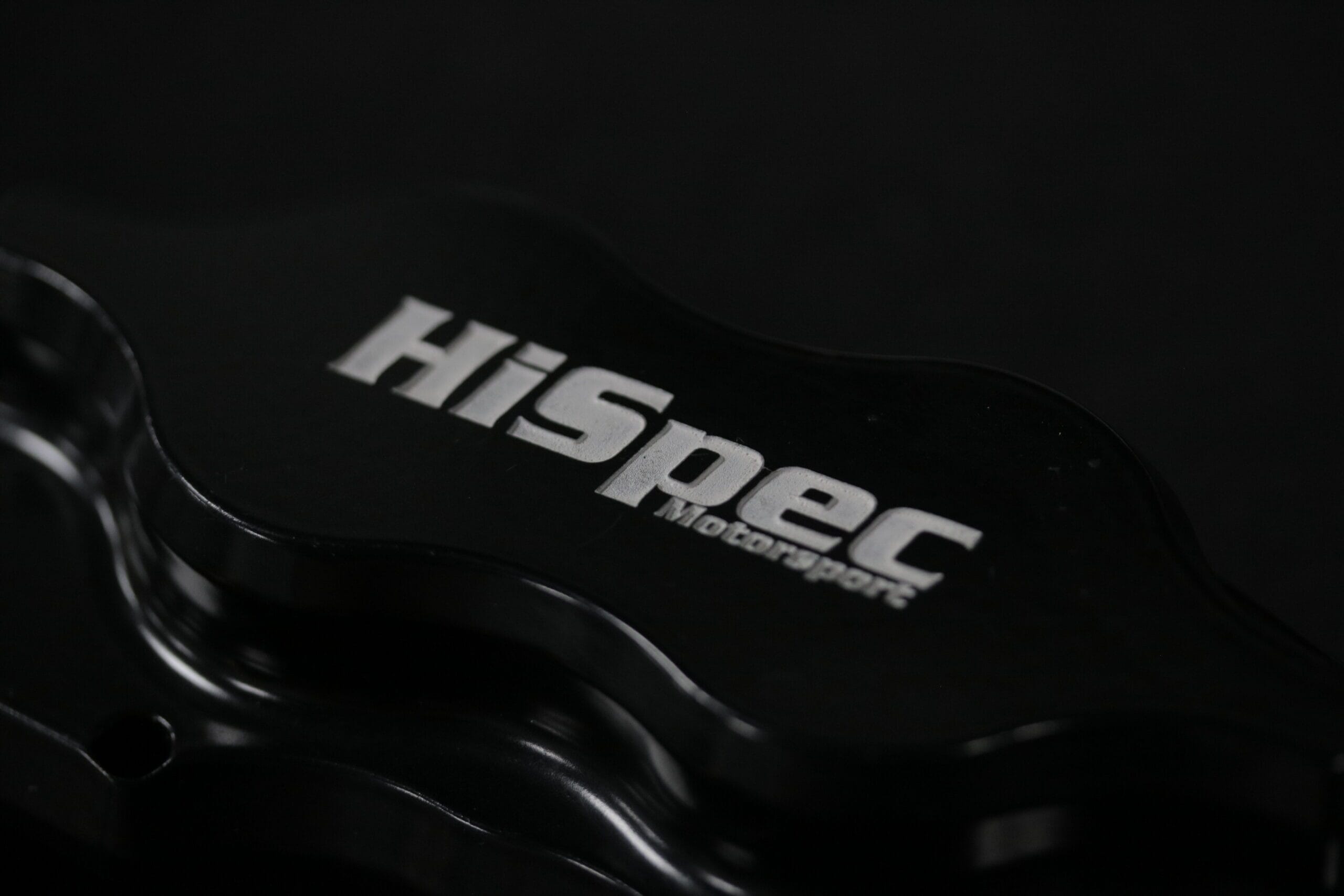 laser engraved aluminium brake caliper